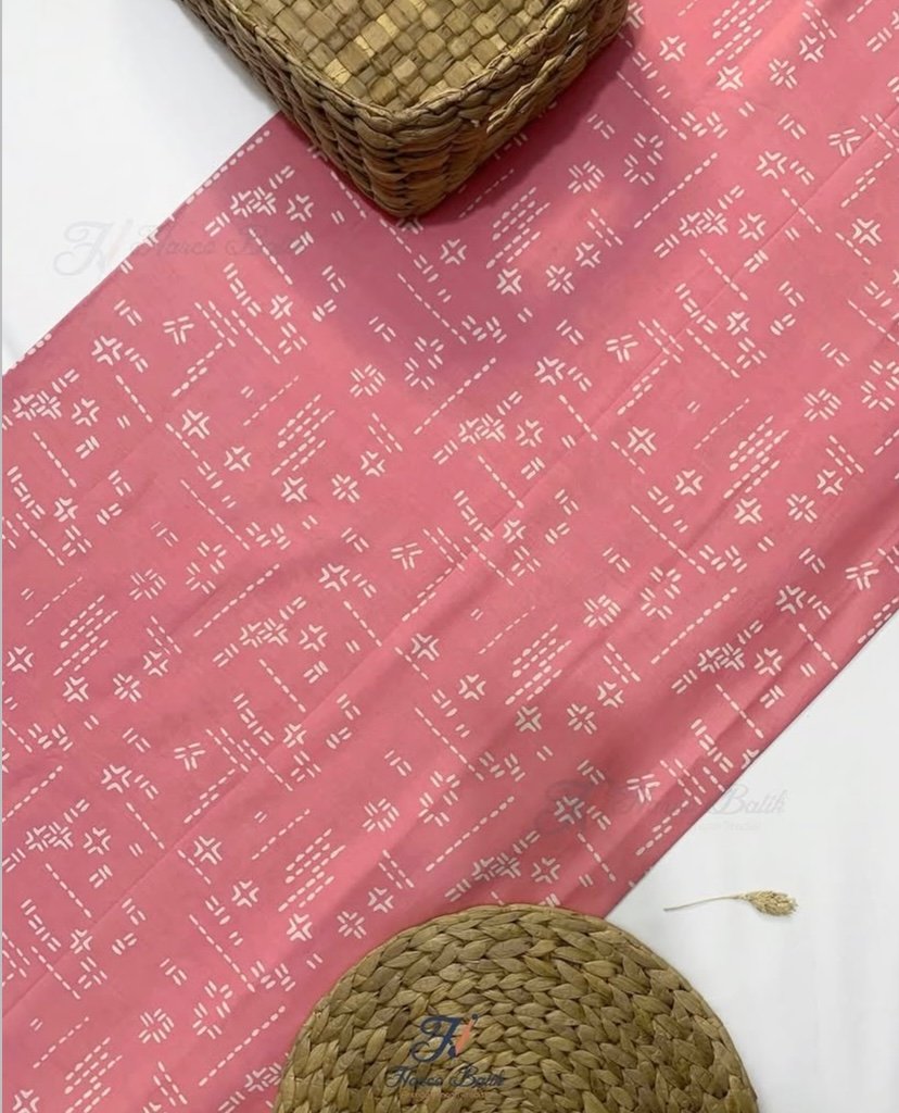 Kain Batik Cap Harco Motif Sashiko Garis