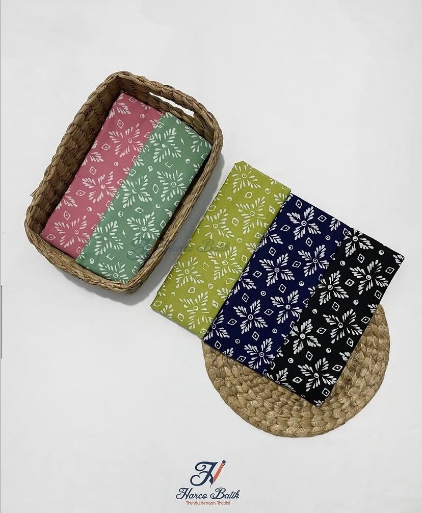 Kain Batik Cap Harco Motif Putri Malu