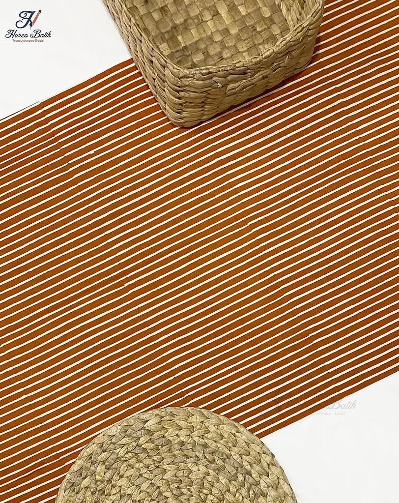 Kain Batik Cap Harco Motif Salur lurik