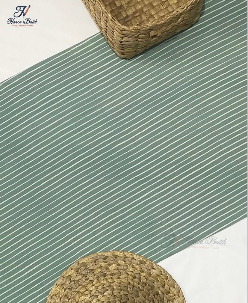 Kain Batik Cap Harco Motif Salur lurik