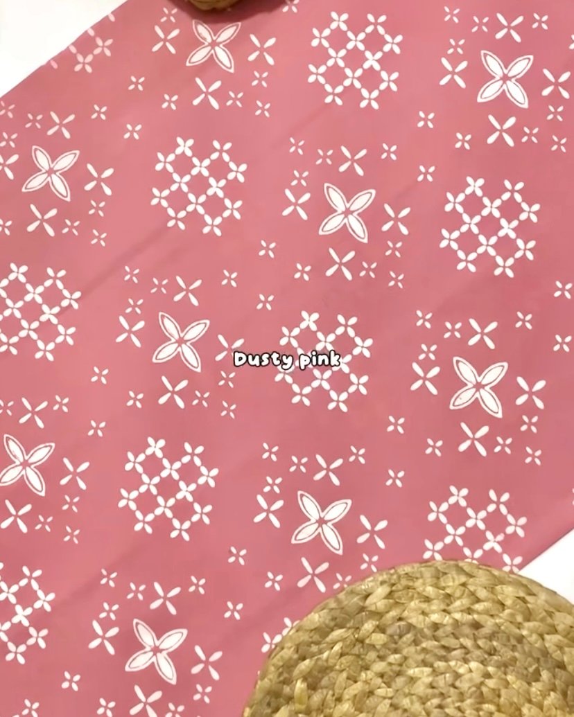 Kain Batik Cap Harco Motif Kawung Pagar