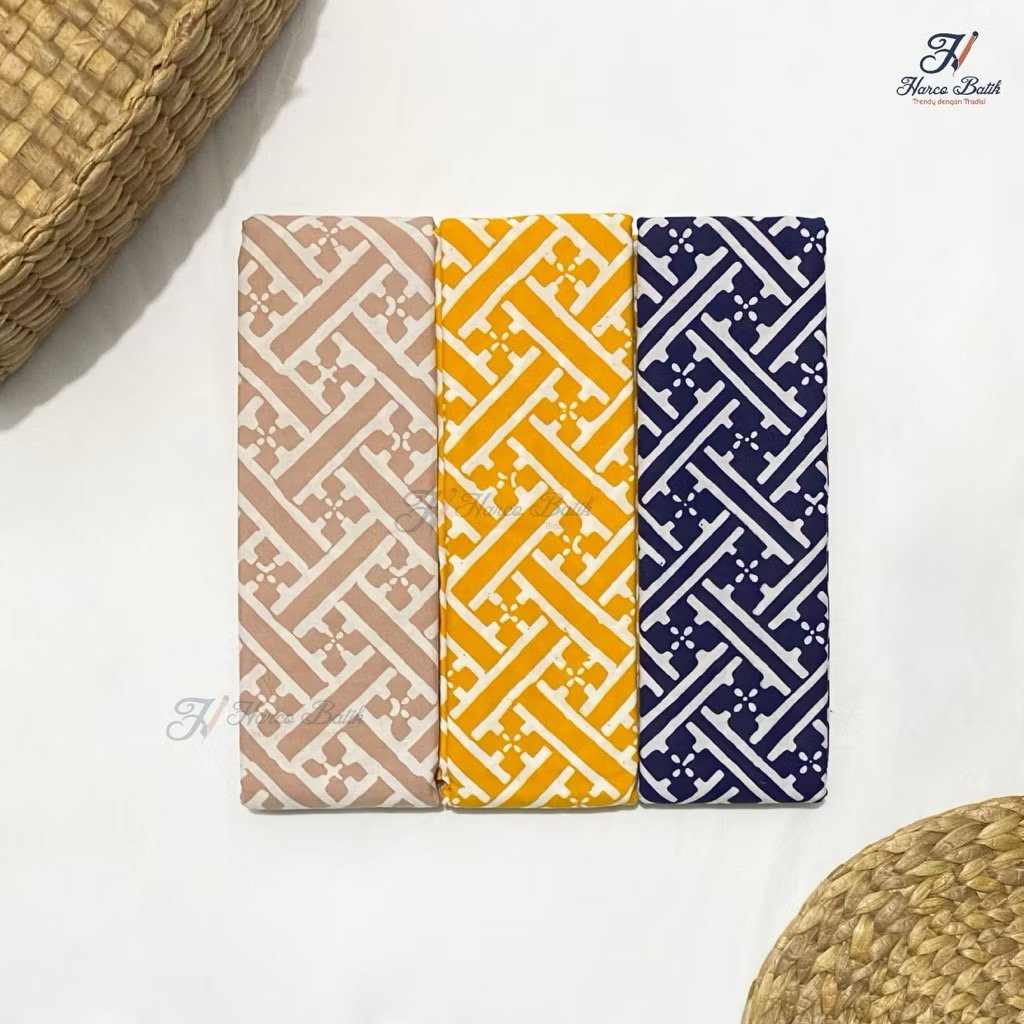 Batik Cap Kain batik cap harco motif angkin kunci
